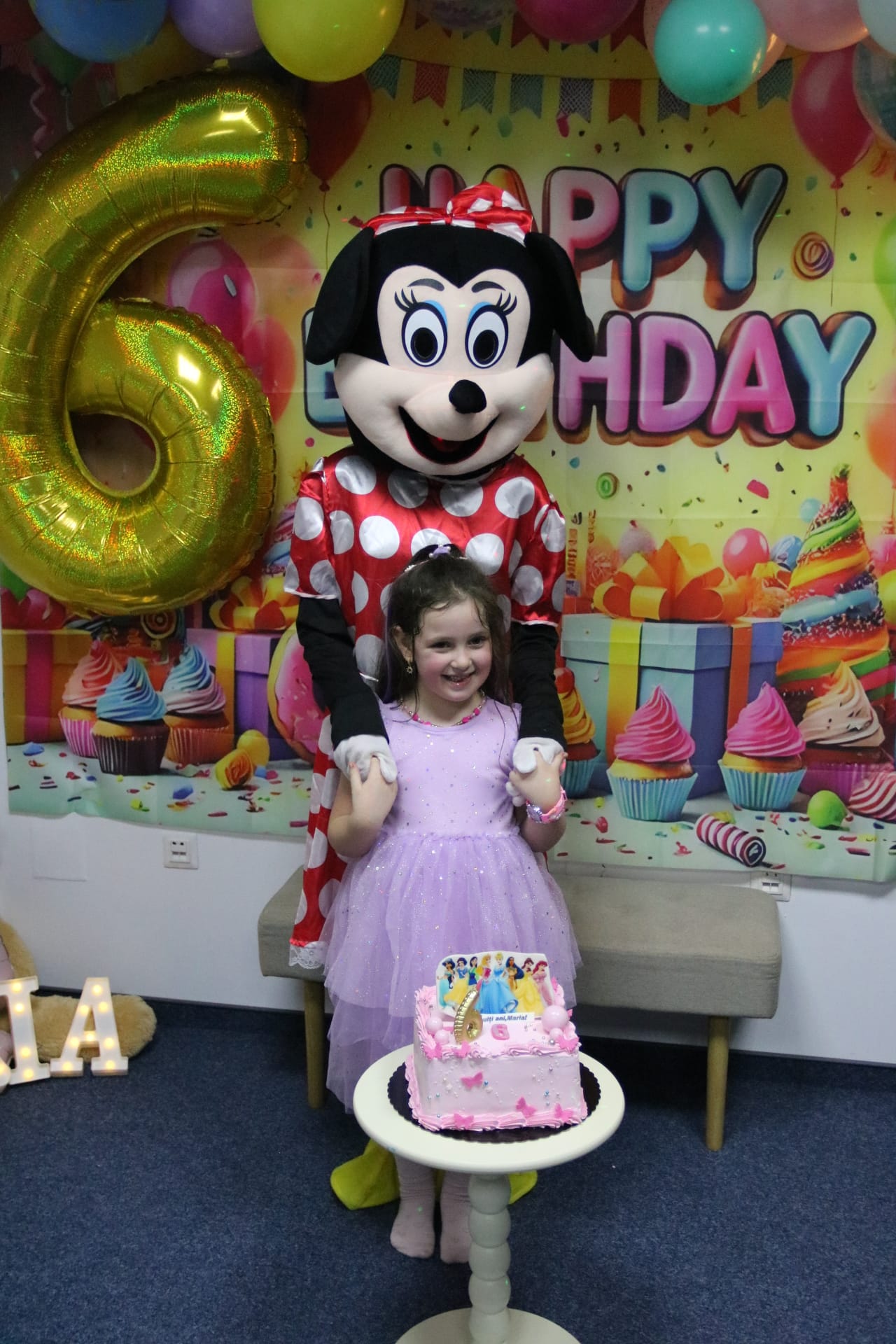 Mascota Minnie Mouse la aniversare