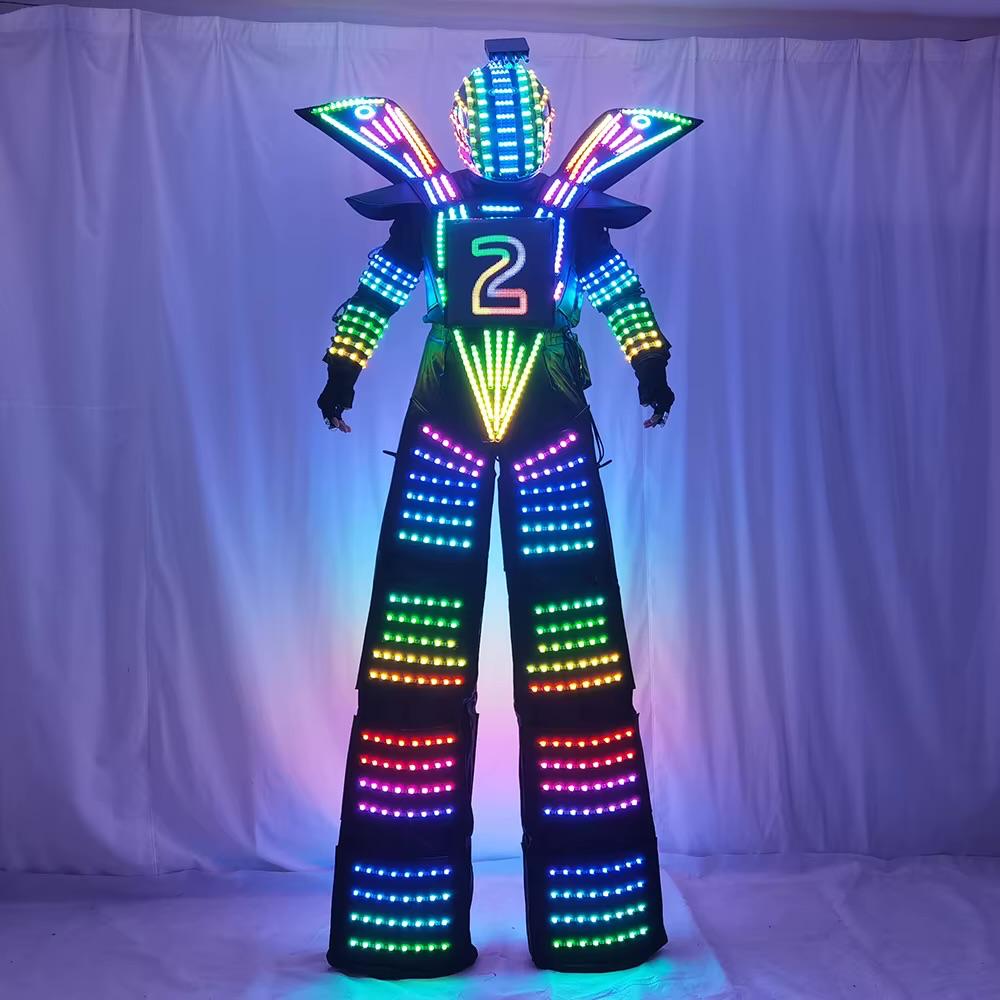 Robot LED colorat